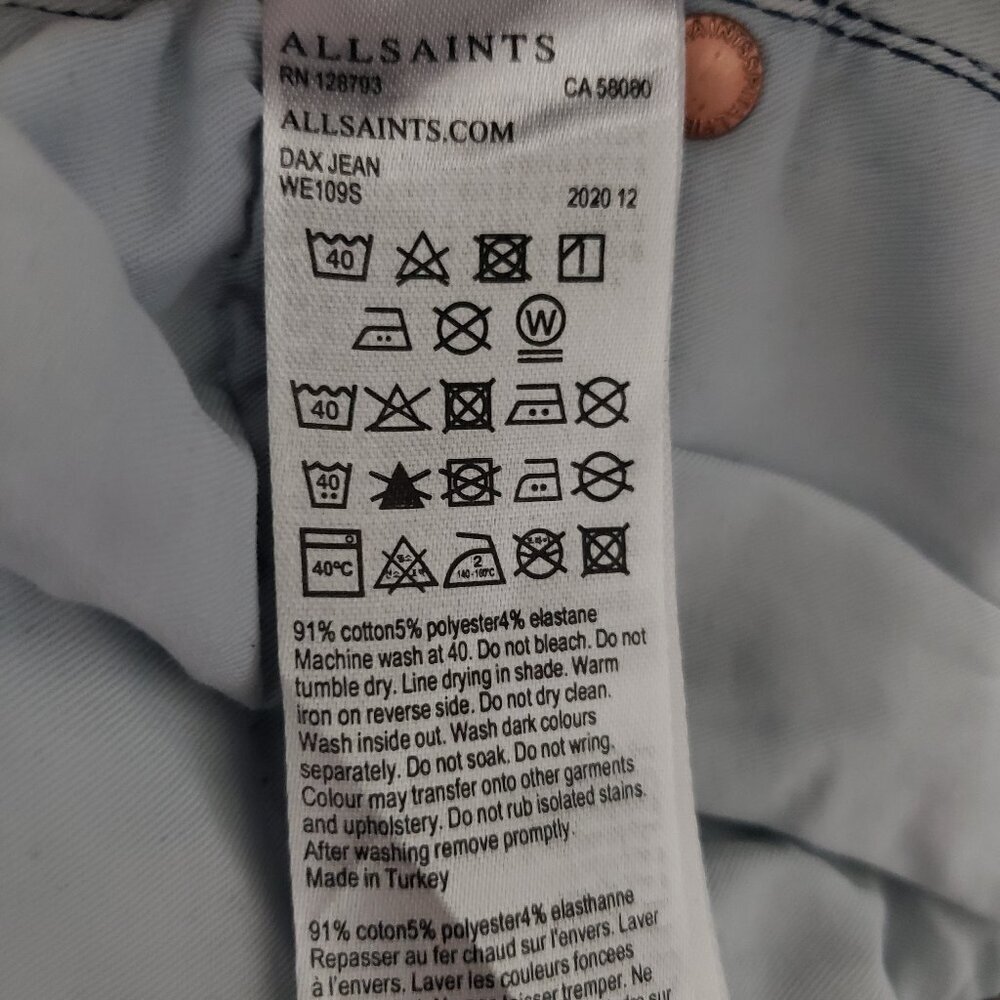 All Saints Dax Jeans - Picture 9 of 10
